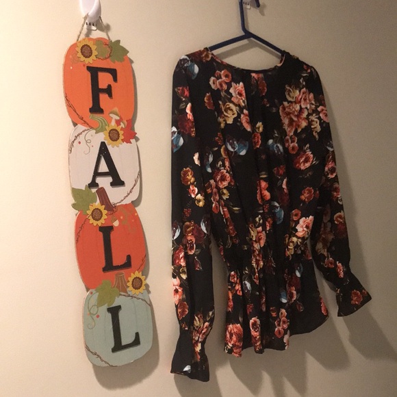 Peasant Blouse colorful pullover sz med brand new - Picture 2 of 6